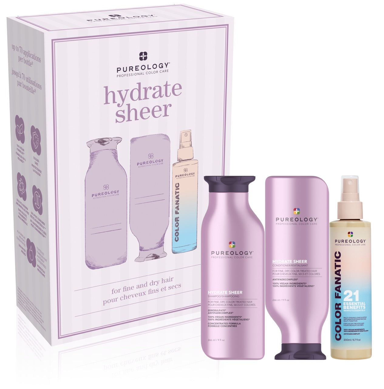 HYDRATE SHEER PUREOLOGY COFFRET DES FÊTES