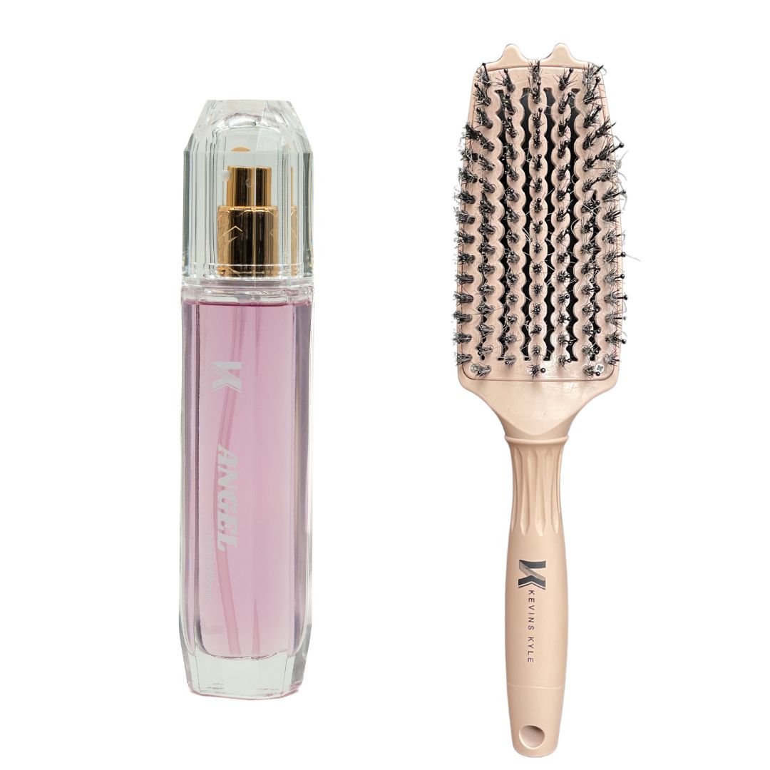 Duo huile Angel & Brosse démêlante