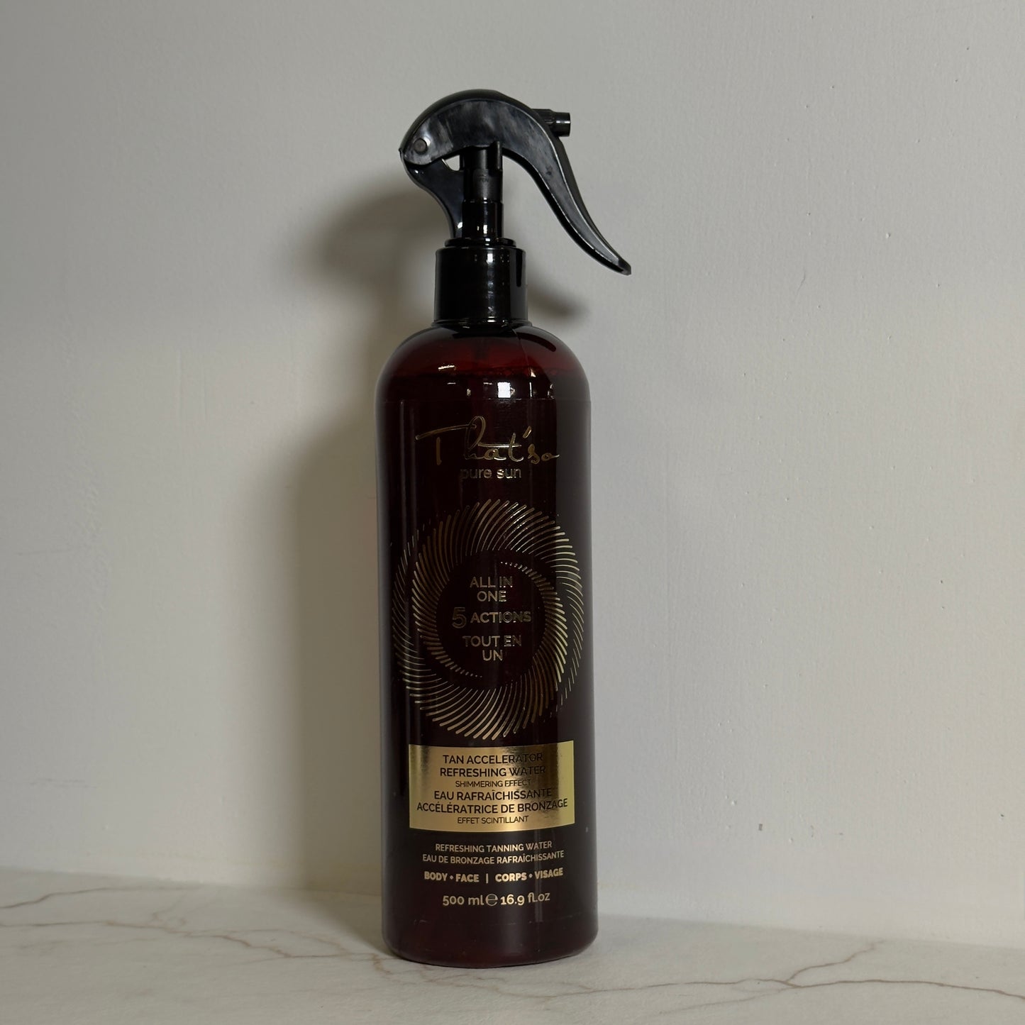 All-in-One Eau Rafraichissante Acceleratrice de Bronzage - 500ml