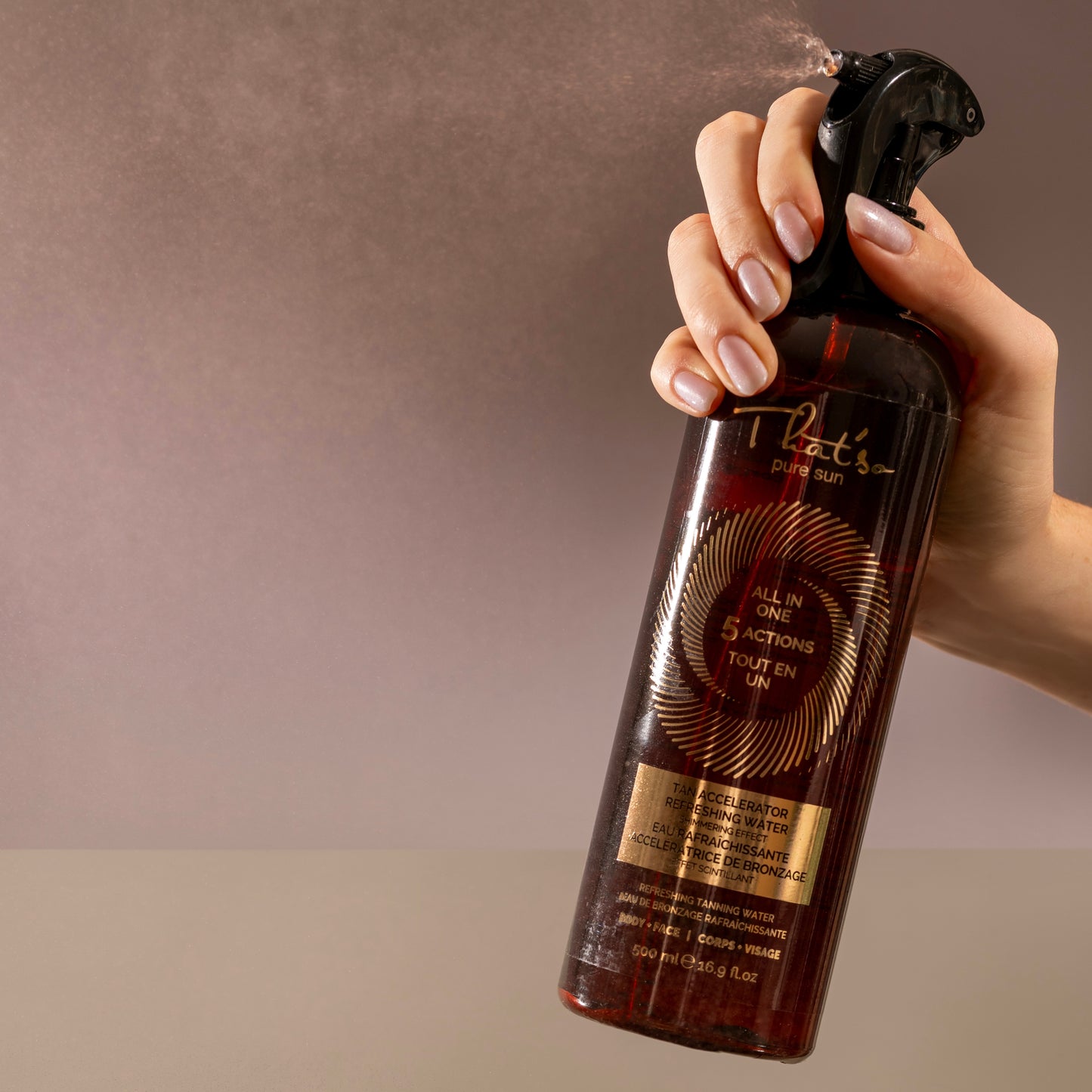 All-in-One Eau Rafraichissante Acceleratrice de Bronzage - 500ml