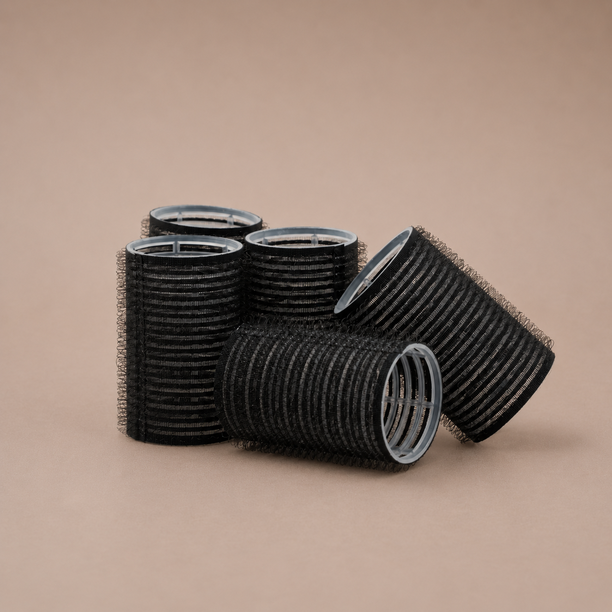 10 ROULEAUX pour cheveux à velcro - 34 mm (moyen)
