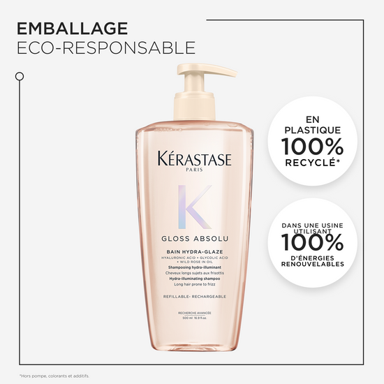BOUTEILLE ÉCORECHARGE BAIN HYDRA GLAZE GLOSS ABSOLU 500ML