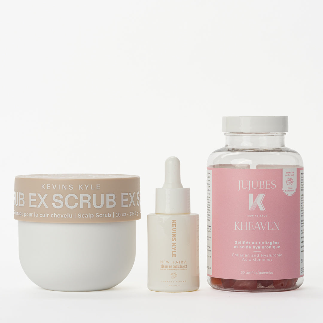TRIO SCRUB EX, JUJUBES & SÉRUM NEW HAIRA