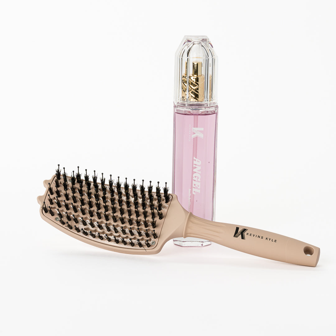 Duo huile Angel & Brosse démêlante