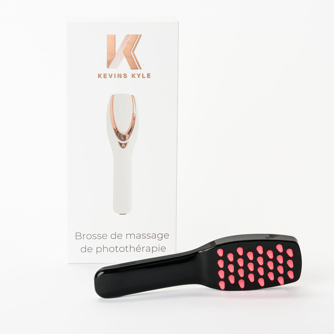 Brosse LED - Lumière rouge et bleu