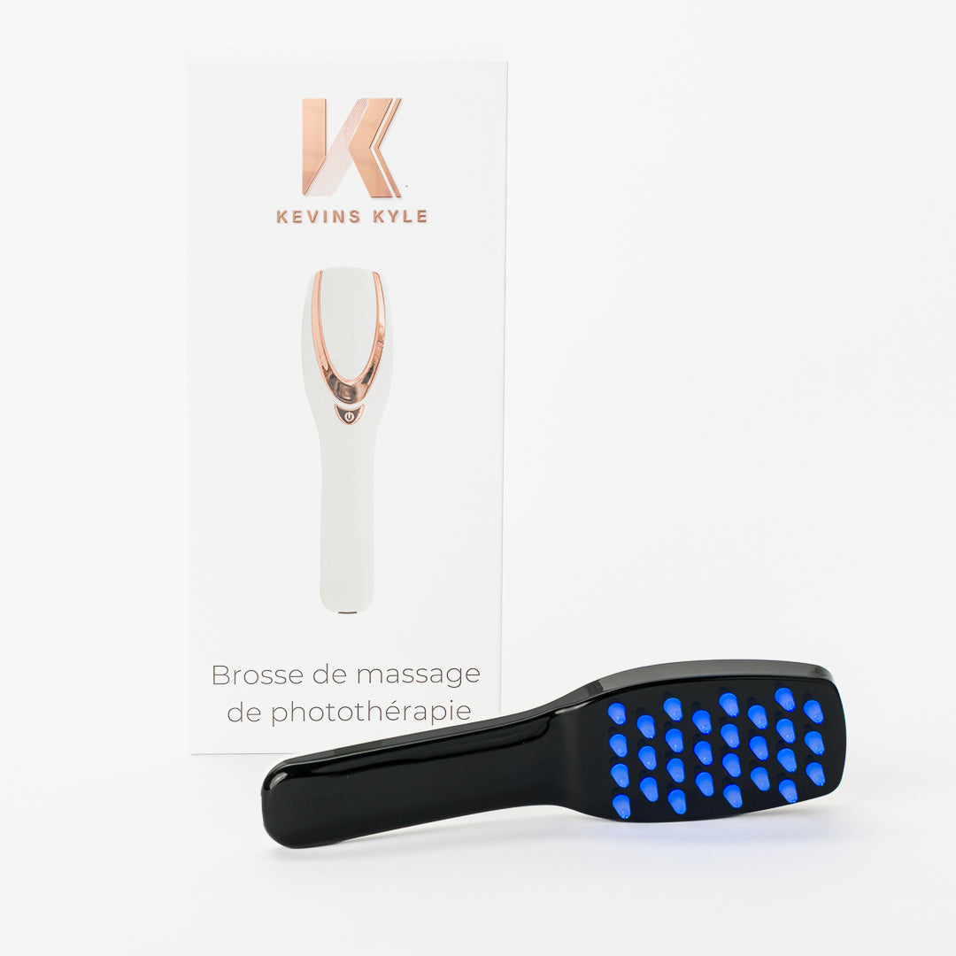 Brosse LED - Lumière rouge et bleu
