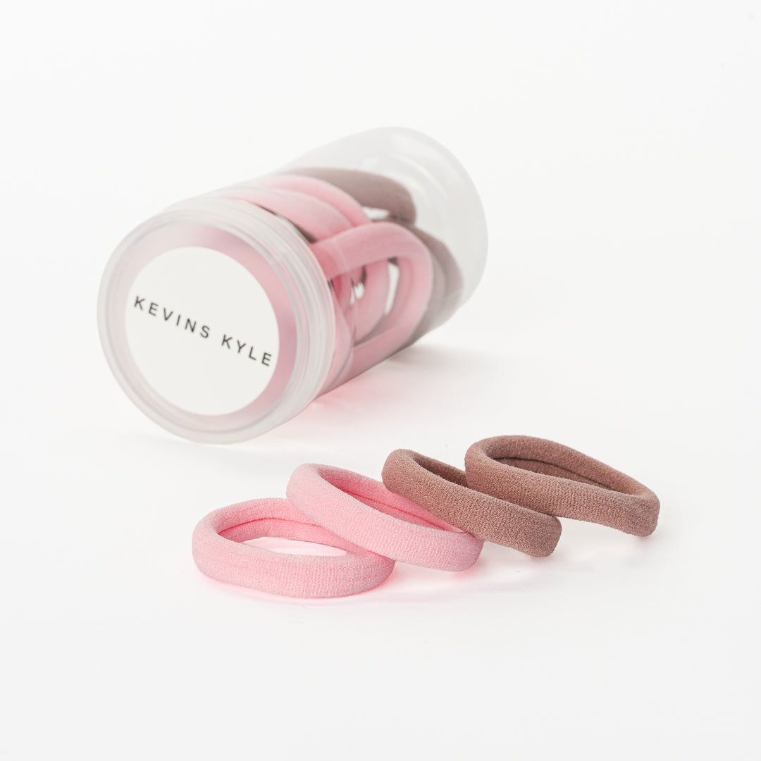 Elastique a cheveux en Nylon - Choco fraise
