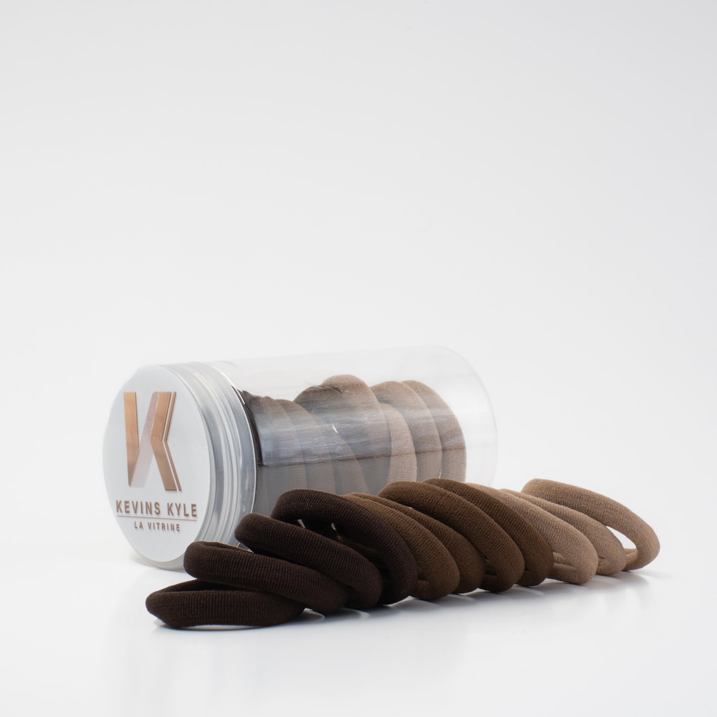 Élastique à cheveux en Nylon - Couleur Terre