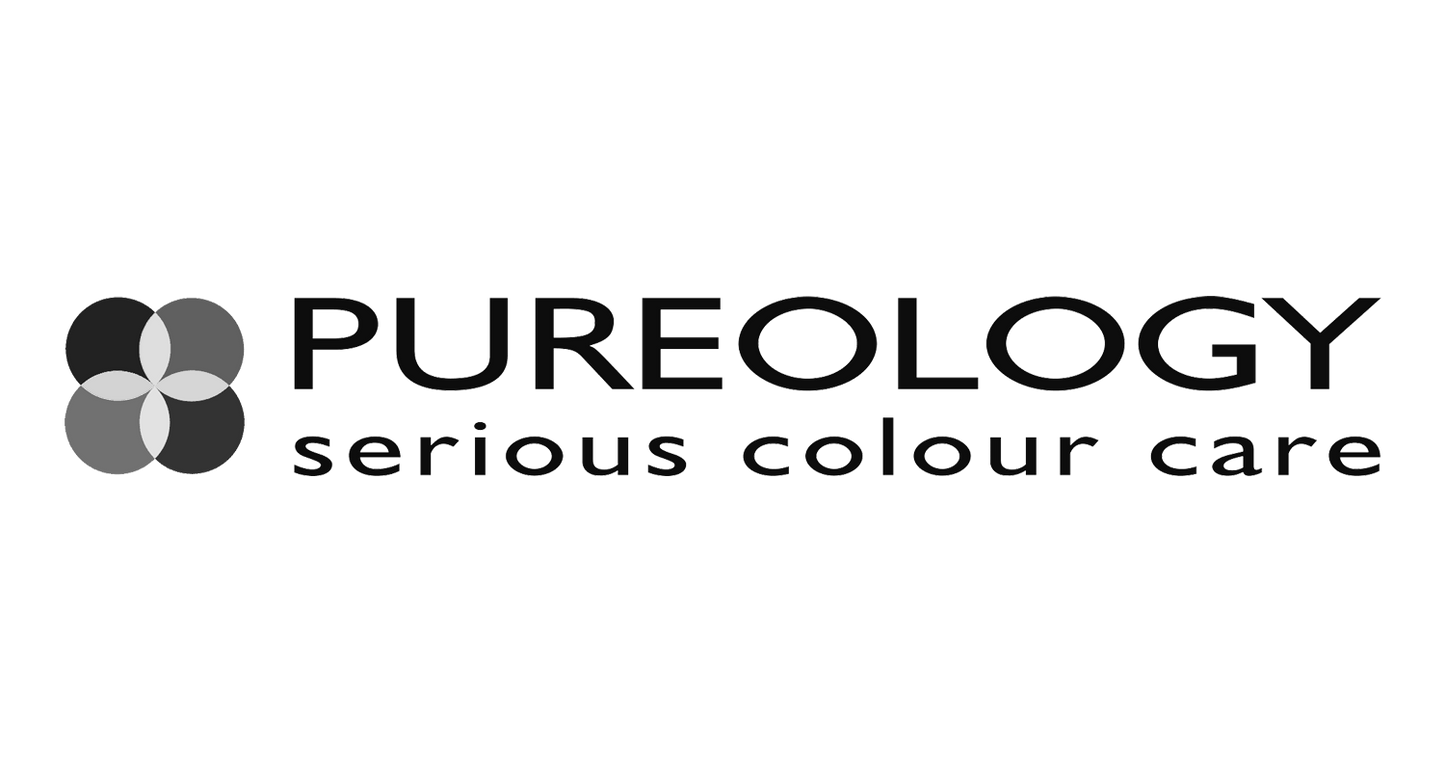 Logo noir Pureology serious color care
