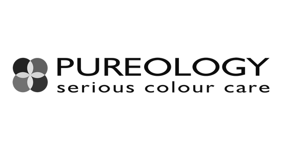 Logo noir Pureology serious color care